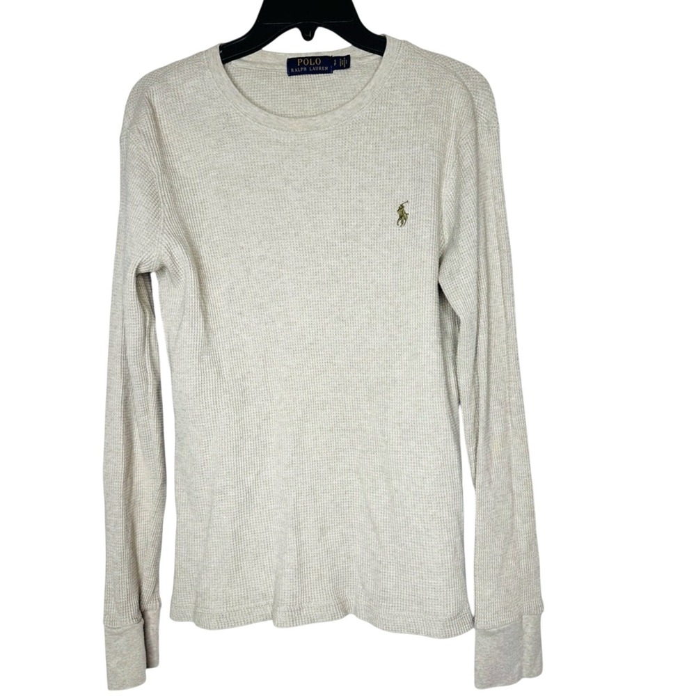 Polo Ralph‎ Lauren Men Long Sleeve Waffle Knit Thermal Henley S Baselayer Preppy